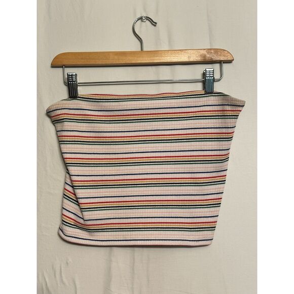 Multi-Color Strapless Tube Top - Large - American Eagle - Picture 1 of 3